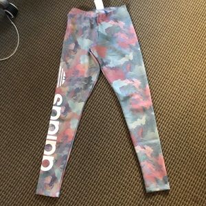 Adidas floral leggings
